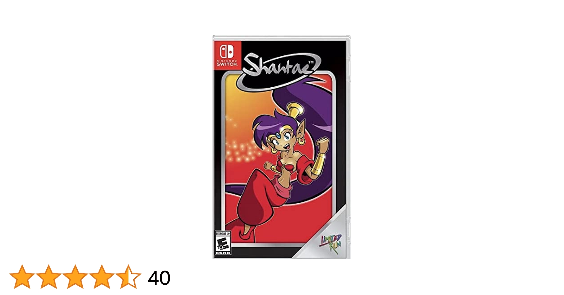 Limited Run Shantae Classic 8-bit Adventure for Nintendo Switch